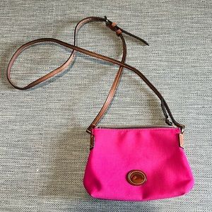 Pink Dooney & Bouke cross body purse